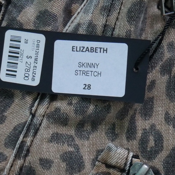 NWT Carmar Leopard Print Skinny Jeans - Picture 5 of 7
